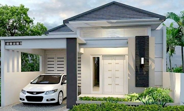 Desain Rumah Ukuran 5x12 1 Lantai Terkini