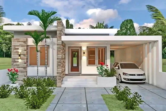 Contoh Desain Rumah Ukuran 10x12 1 Lantai Terupdate