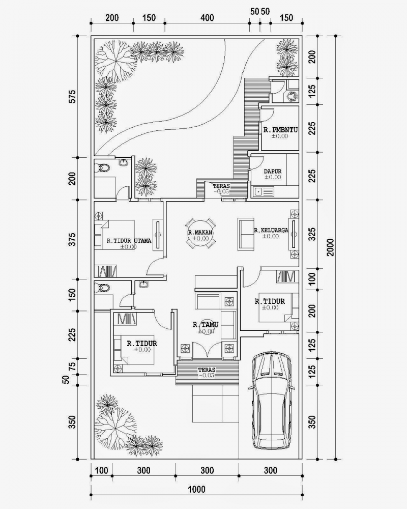 Desain Rumah Ukuran 10x12 1 Lantai Minimalis Terbaru