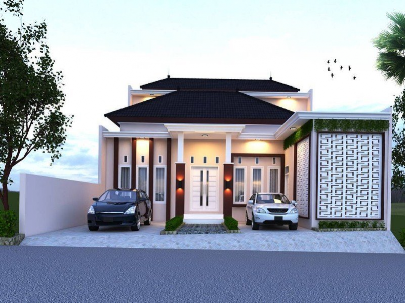 Desain Rumah Ukuran 5x12 1 Lantai Terkini