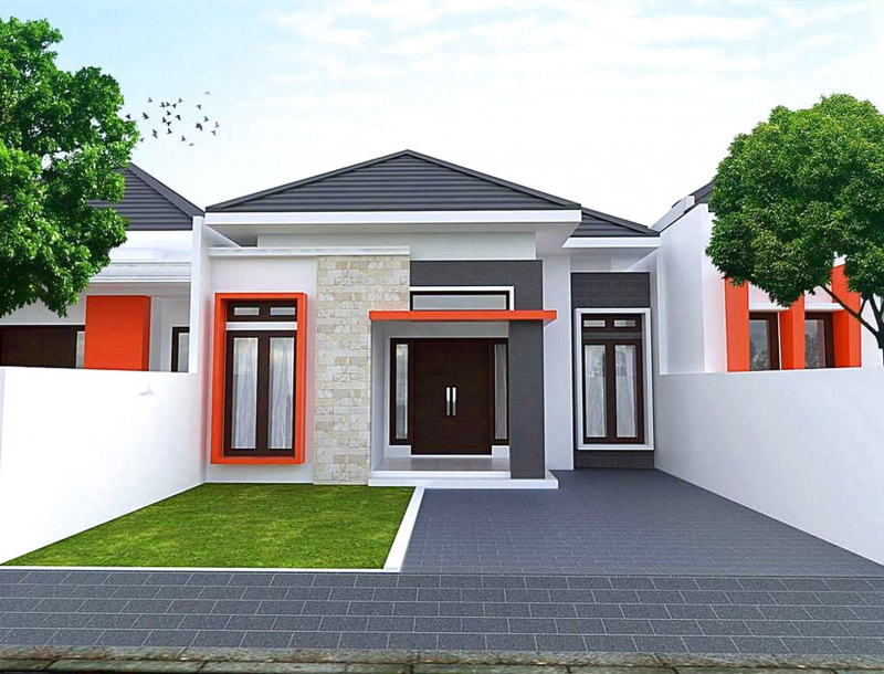 Desain Rumah Ukuran 5x12 1 Lantai Terupdate