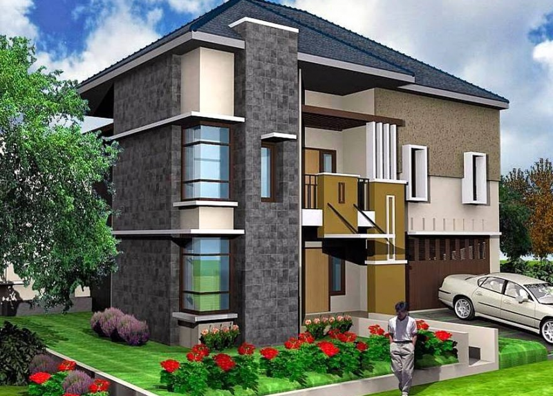 Desain Rumah Ukuran 6x12 Minimalis Modern