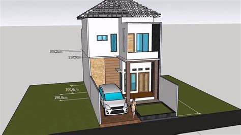 Desain Rumah Ukuran 6x12 Terkini