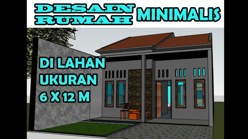 Desain Rumah Ukuran 6x12 Yang Simple