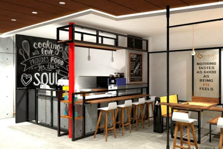 Contoh Desain interior cafe mini