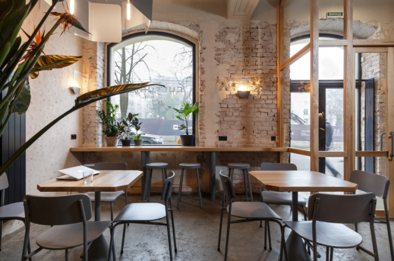 Desain Cafe Kopi Sederhana Klasik Yang Nyaman