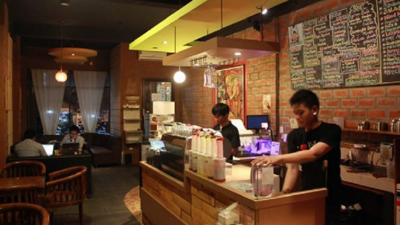 Desain Cafe Kopi Sederhana Minimalis