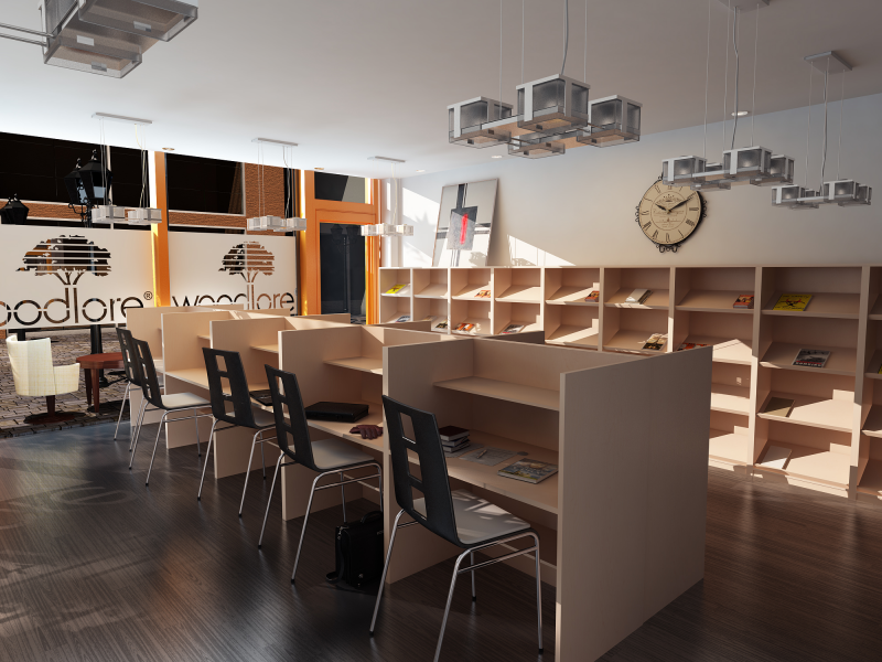 Cafe Minimalis Rumahan Model Perpustakaan