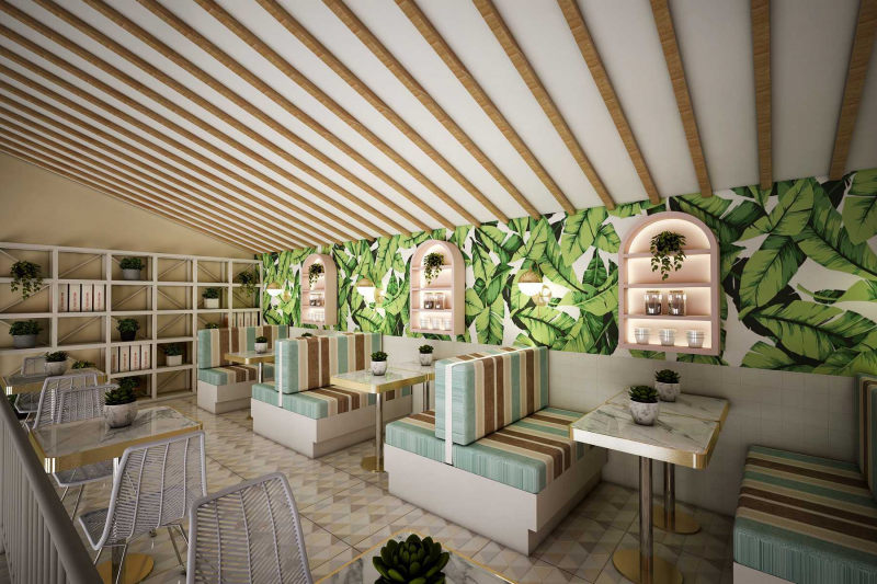 Interior Desain Cafe Minimalis Rumahan