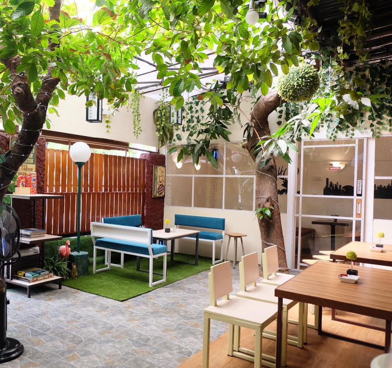 Cafe Outdoor Minimalis Instagramable