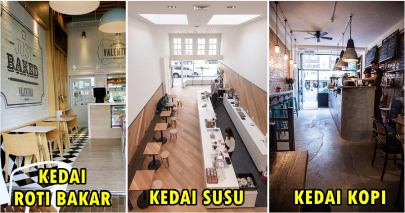 Desain cafe ruko makanan dan miuman