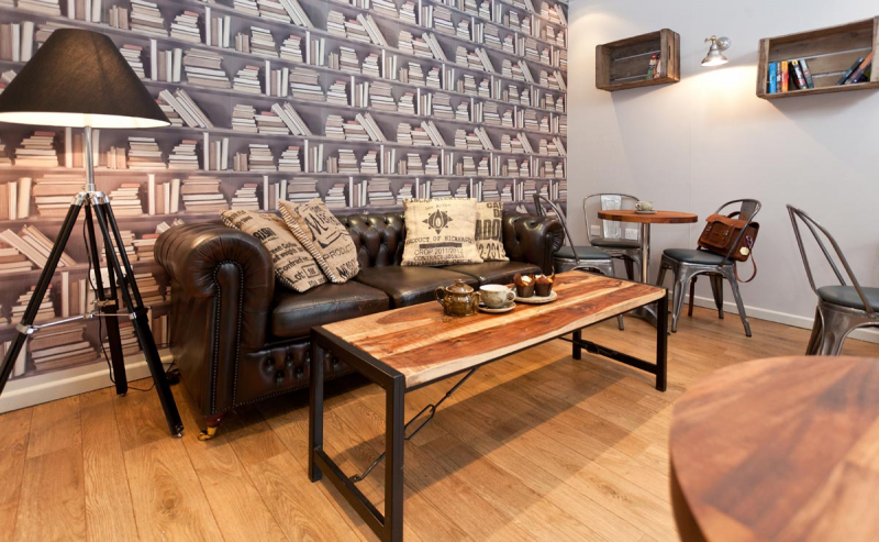 Dekorasi desain cafe rumahan