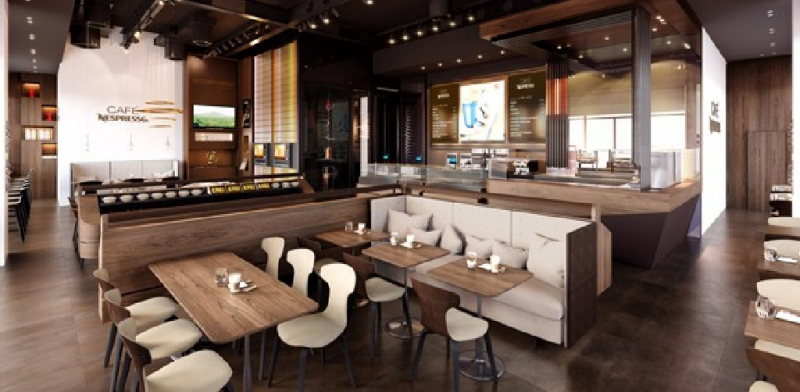 Desain cafe sederhana nuansa klasik