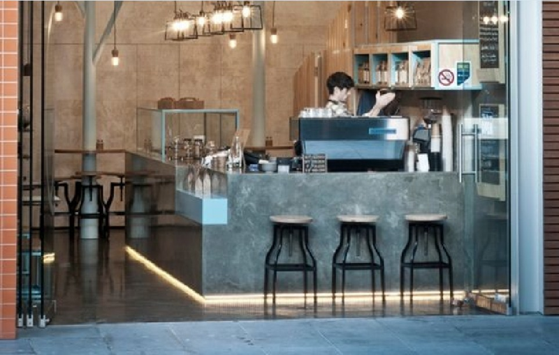 Desain mini cafe sederhana