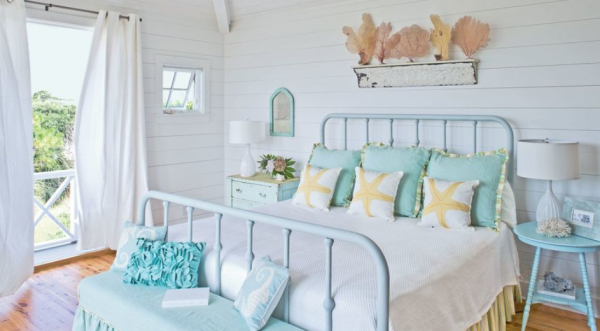 Beachy dengan tema pantai dan warna biru muda