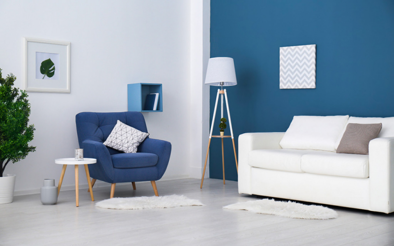 Contoh Warna Cat Ruang Tamu Cerah