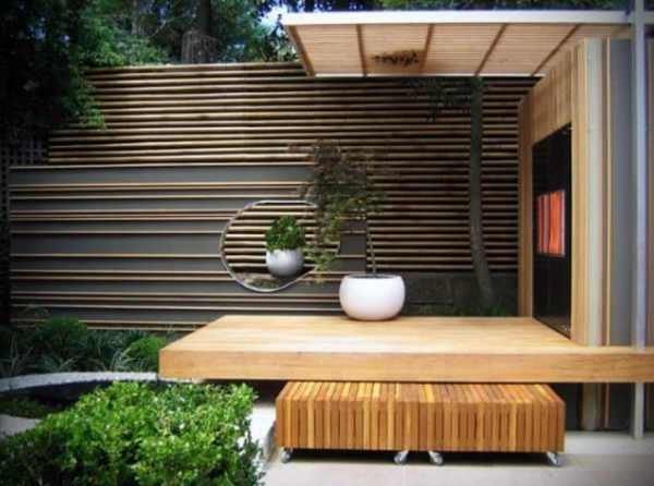 Pagar Bambu Horisontal