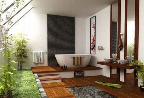 Taman di Ruang Mandi