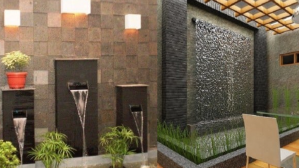 Taman Air Mini di Ruang Tamu