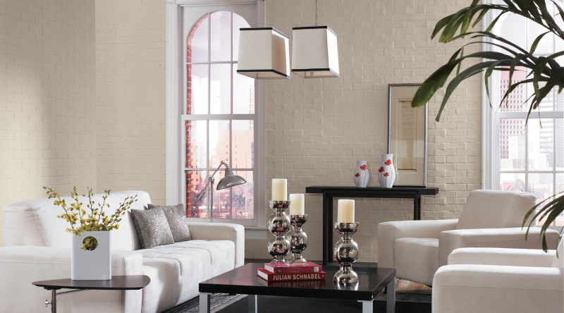 Warna cat ruang tamu cream yang bagus