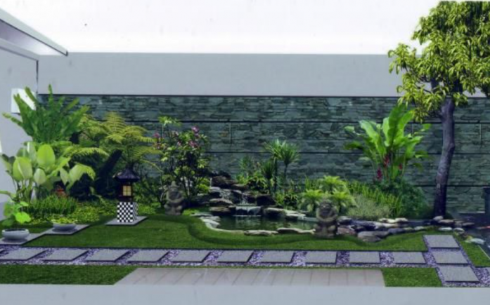 10 Desain Taman Depan Rumah Minimalis Modern