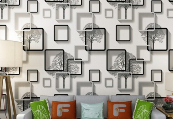 25 Wallpaper Dinding Ruang Tamu Mewah