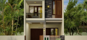 30 Contoh Desain Rumah 4 x 10 Terbaik