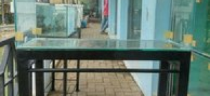 30 Desain Meja Aquarium Besi Minimalis Rak dan Susun