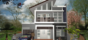 30 Desain Rumah 2 Lantai Minimalis Modern dan Elegan