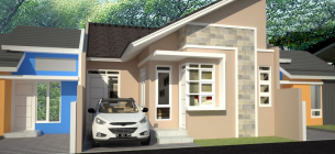 30 Desain Rumah Atap Miring 1 Lantai dan 2 Lantai