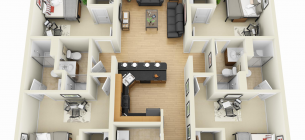 30 Inspirasi dan Ide Desain Rumah 4 Kamar Terbaik