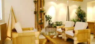 30 Inspirasi Desain Interior Rumah Bambu