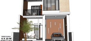30 Inspirasi Desain Rumah 6 x 10 Minimalis Modern