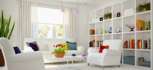 30 Kombinasi Warna Cat Ruang Tamu Yang Sejuk