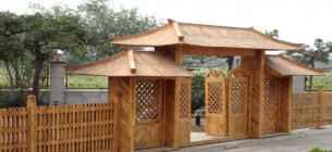 10 Desain Pagar Bambu Minimalis